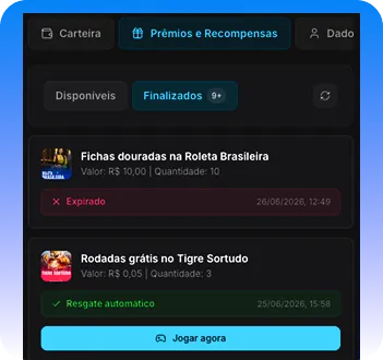 Veja o saldo disponível para resgate